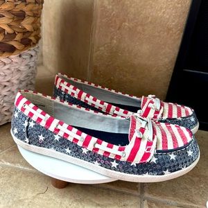 Patriotic shoes